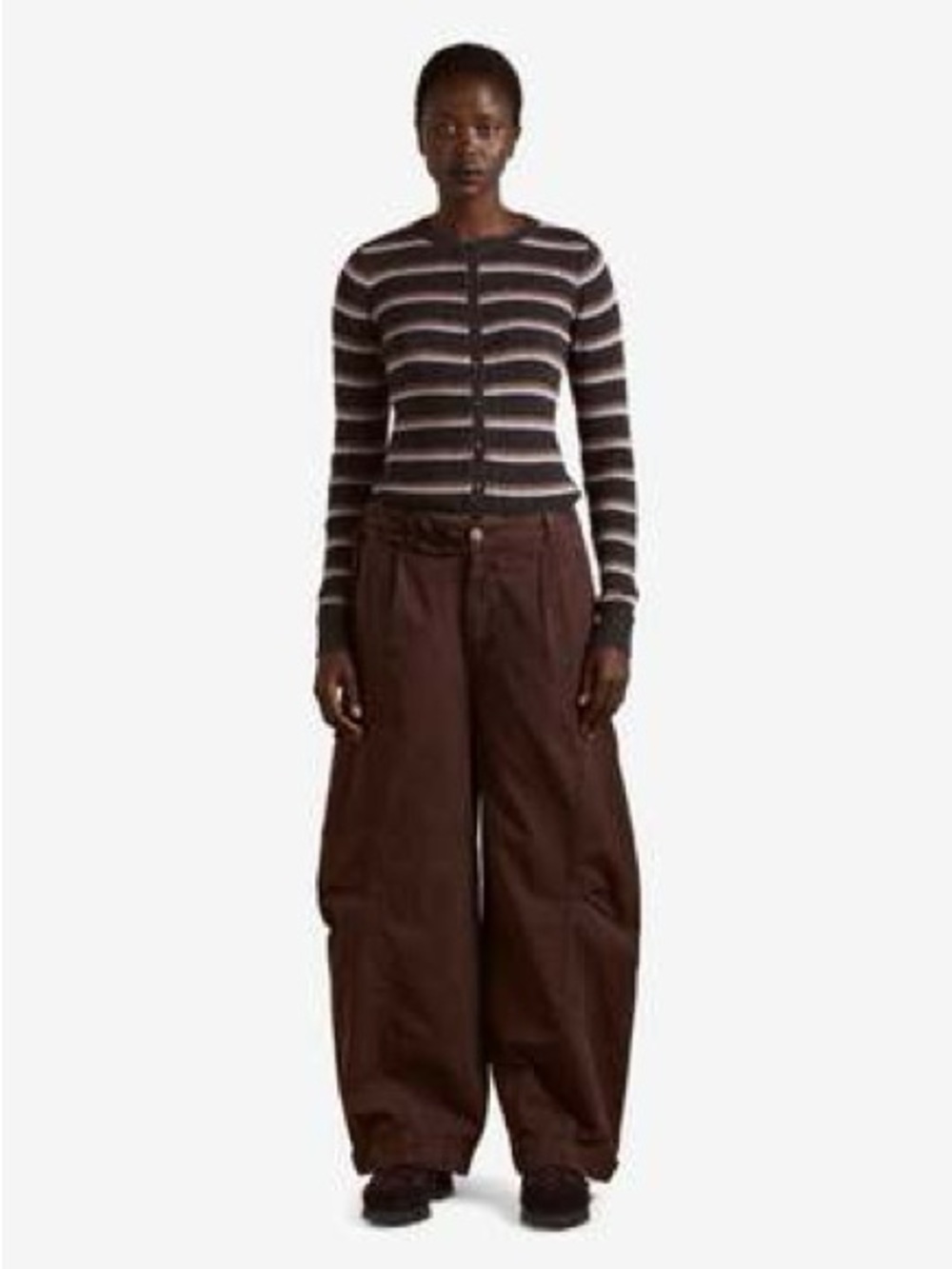 Damson Madder Liv Trouser- Brown size 6 - Picture 8 of 14